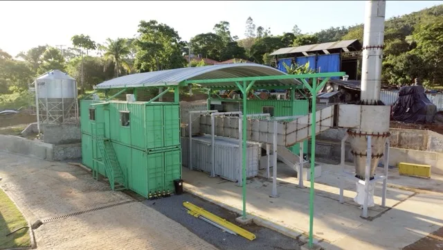 Sistema Gen2 de produção de biochar da NetZero